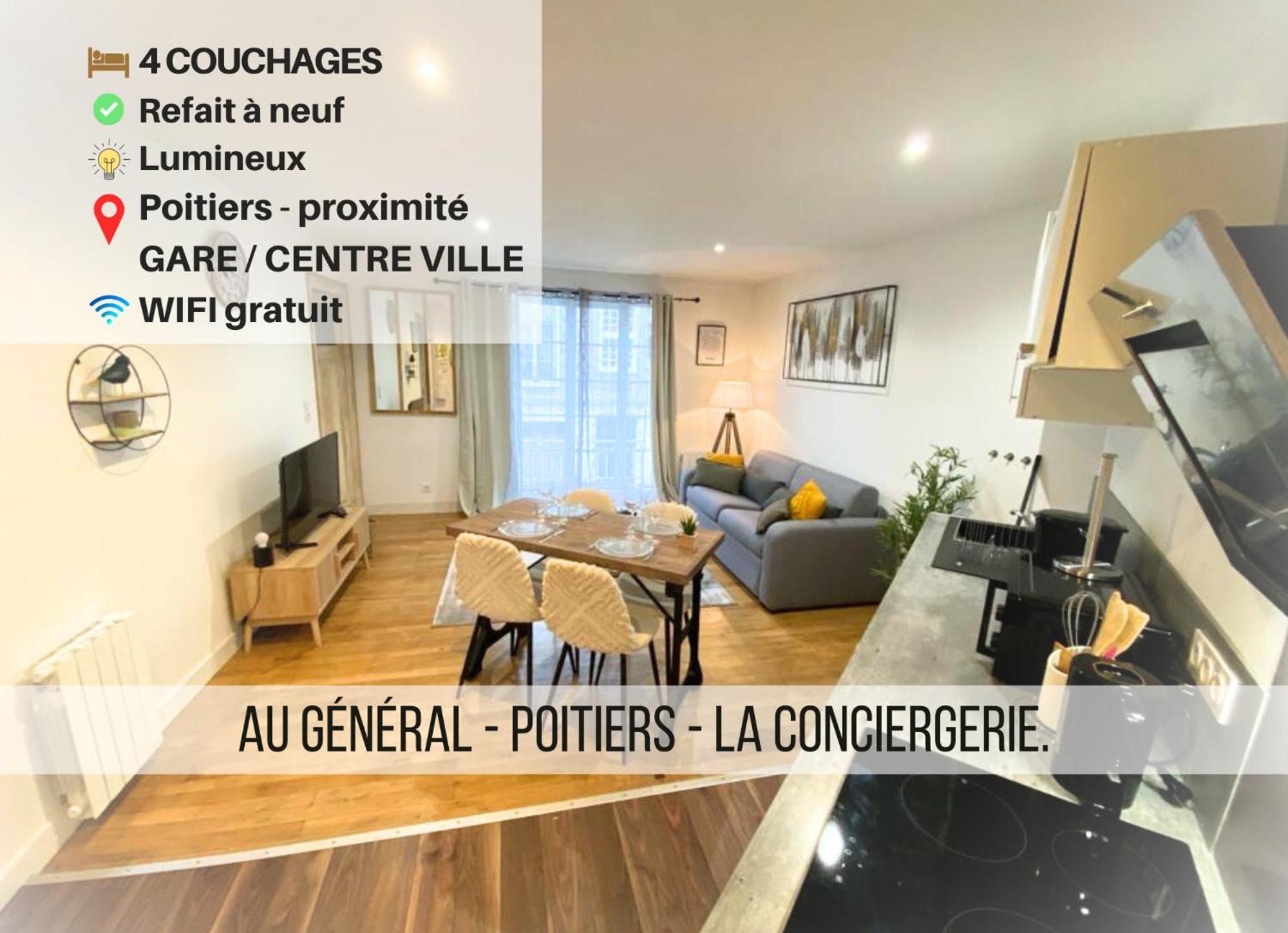 Appartement Le General - 4 Personnes - Poitiers - La Conciergerie Extérieur photo